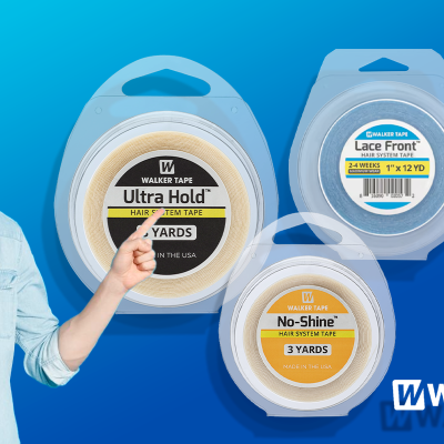 Adesivos capilares em rolo.