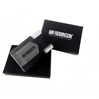 Porta cartões, MR. ROBINSON Belfort, cor cinza.