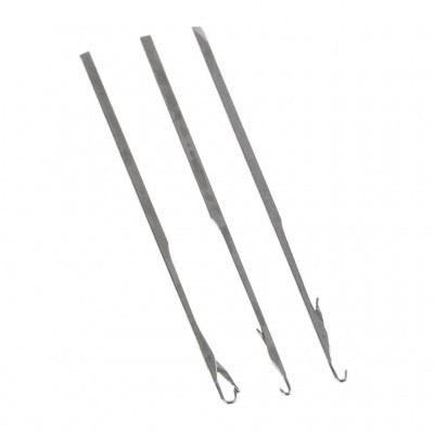 Cabo com 3 Agulhas para fabricação ou reparação de próteses e perucas.