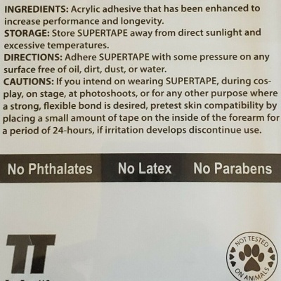 True-Tape - Supertape, fitas pré-cortadas para sistemas capilares em lace ou Micro-pele - (rectas) 2,5cm - 36 unids.