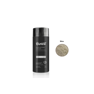 Bunee, fibras capilares, top 100% para correção da alopecia, cor branco 27.5g