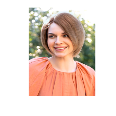 Peruca de cabelo natural 100% "Alina" Coleção Orchid