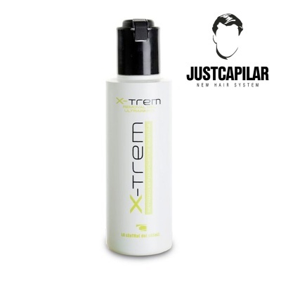 Solvente em gel ultra rápido para remoção de queratina em extensões