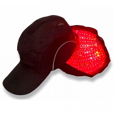 Laser Cap PREMIUM de 96 Diodos laser (650 nm) + 180 luzes LED vermelhas