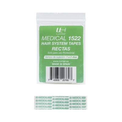 LuxHair Fitas adesivas 1522 - Rectas - Fixação 1 a 2 dias.