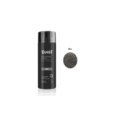Bunee, fibras capilares, top 100% para correção da alopecia, cor cinzento-grey 27.5g