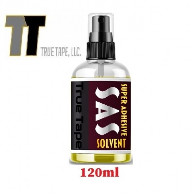 Frasco de solvente adesivo Super Adhesive SAS 120ml com spray.