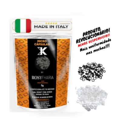 Queratina em Microcápsulas da Keratin Fix K, 3 cores disponíveis! 10G