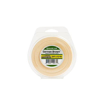 Walker-Tape German Brown, para sistemas capilares em  Micro-pele - 1,9cm (3/4) X 12y