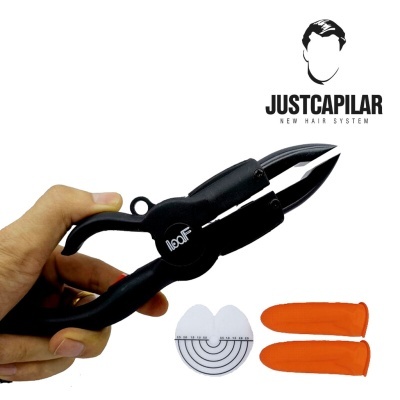 Pinça de aplicação de queratina em extensões