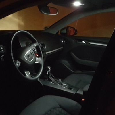 Kit lampadas interiores LED AUDI A3 8V  PREMIUM 7 SMD CANBUS ERROR Free - 6000k