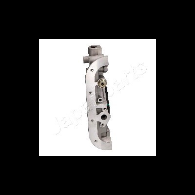 Peça metálica automóvel cinzenta em fundo branco com marca d'água Japanparts