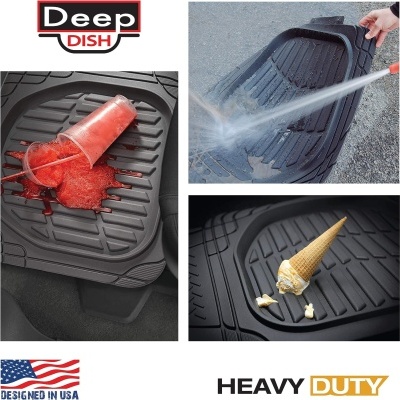 Tapetes universais de borracha com bordo retenção liquidos