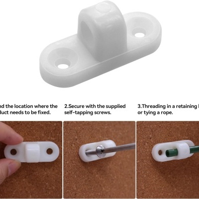 Conjunto de 10 ilhoses para toldos para carnaval e caravana com 20 parafusos