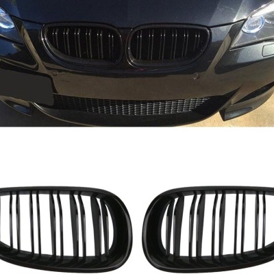 Grelhas frontais cor preta brilhante E60 E61, 03-09
