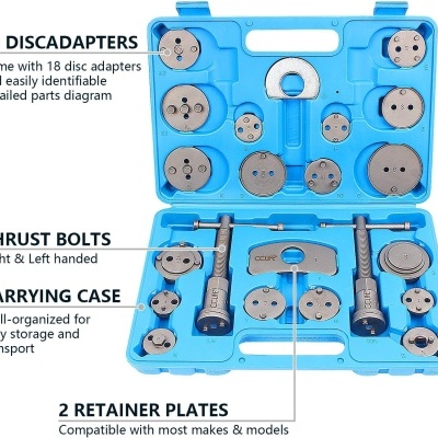 Conjunto de 22 peças de reposição de pistões de travão