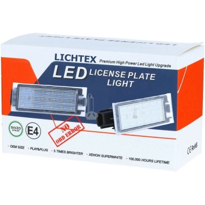 Kits Farolim LED Chapa Matricula Especifico Smart