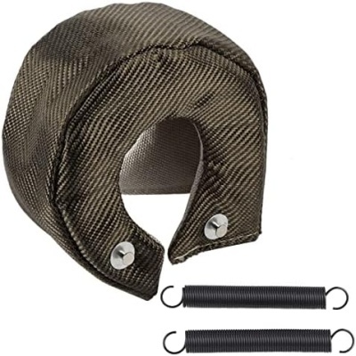 Capa do turbocompressor, cobertura de titânio Turbo Heat Shield manta barreira Turbocompressor cobertura t3 / Gt35 / Gt37 / Gt40 / Gt42