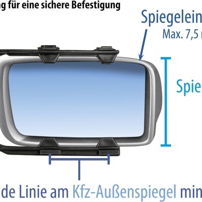 Conjunto de espelhos retrovisores esquerdo e direito para caravana