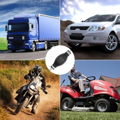 Bomba manual de combustível, bomba de silicone com 2 M mangueiras para gasolina, óleo, água