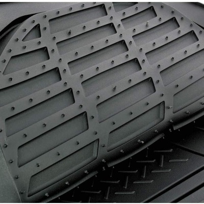 Tapetes universais de borracha com bordo retenção liquidos