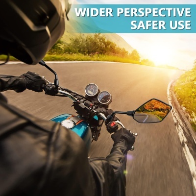 Espelhos retrovisores moto motorizada scooter homologados