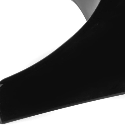 Base de cabide preto em plástico