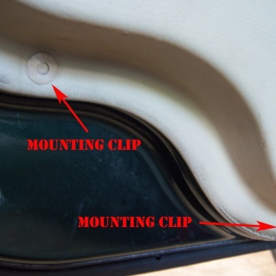 Molas forra porta Volvo 39964095 cor creme