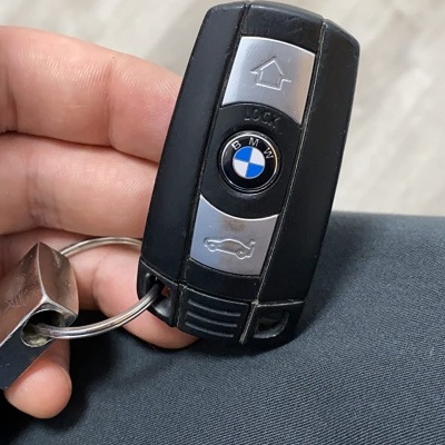 Emblema para chave, 2 unidades, 11 mm, autoadesivo, de alumínio BMW 66122155753