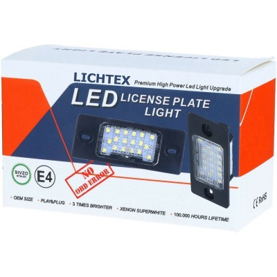 Kits Farolim LED Chapa Matricula Especifico VolksWagen