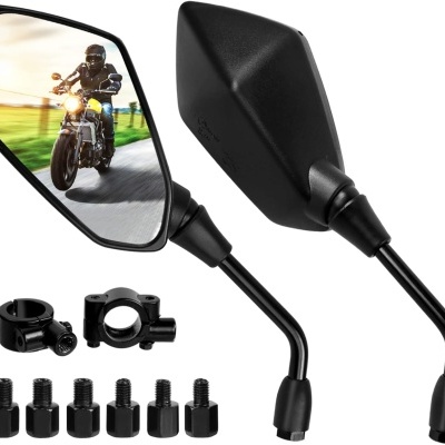 Espelhos retrovisores moto motorizada scooter homologados