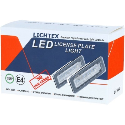 Kits Farolim LED Chapa Matricula Especifico Smart