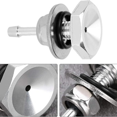 Adaptador medição pressão turbo p+ara tubos borracha e silicone