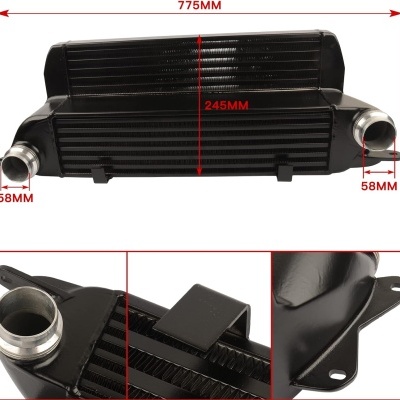 Radiador Intercooler Diesel compatível com BMW 5 E60 E61 525d 530d 535d 2004-2010, 6er E63 E64 635d 2006-2010