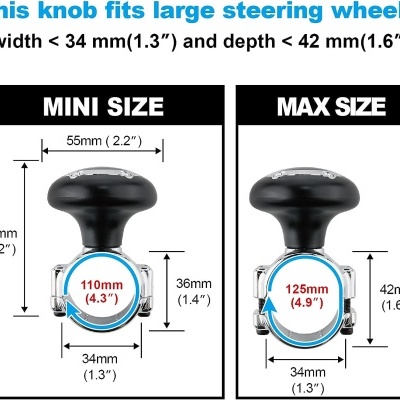 Punho giratório volante Camião, Trator, barco