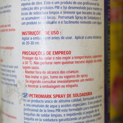 Spray Solda base água