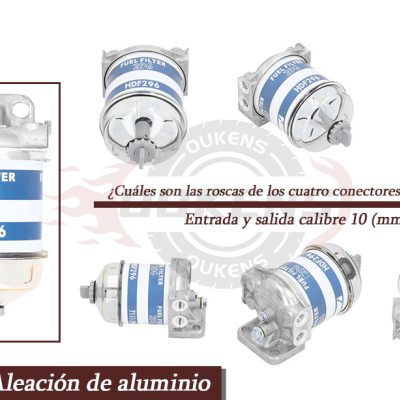 Conjunto de filtro de combustível, filtro de combustível de substituição 7111-296