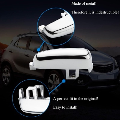 Botão de travão de mão em liga com mola para Opel Mokka 2012-2018