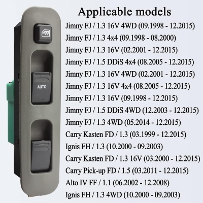 Interruptor Vidros suzuki Jimny Ignis Carry Alto 3799081A20