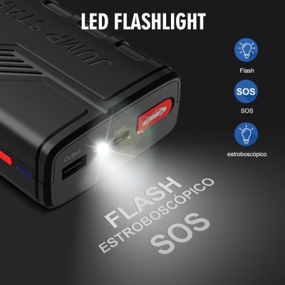 Booster bateria 1500a motores 7.0L gasolina 5.5 diesel 12v