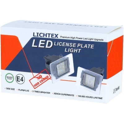 Kits Farolim LED Chapa Matricula Especifico Mercedes