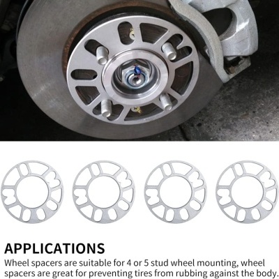 Espaçadores universais 5mm 4 unidades