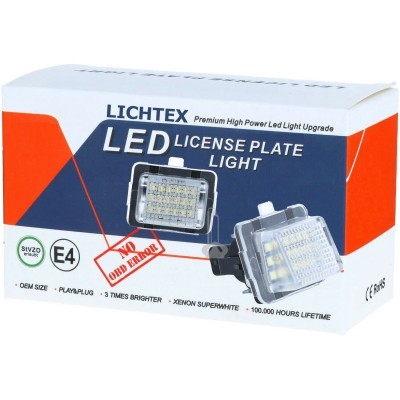 Kits Farolim LED Chapa Matricula Especifico Mercedes