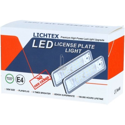 Caixa de luzes LED para matricula automóvel da marca LICHTEX