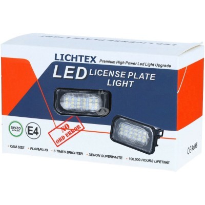 Kits Farolim LED Chapa Matricula Especifico Mercedes