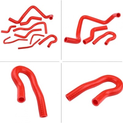 Kit tubos água silicone Honda d15 d16 SOHC EG/EK 1992-2000 vermelho