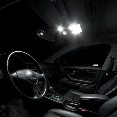 Kit 16 Lampadas LED interiores AUDI A4 B6 B7 AVANT PREMIUM LED SMD ERROR FREE 6000k