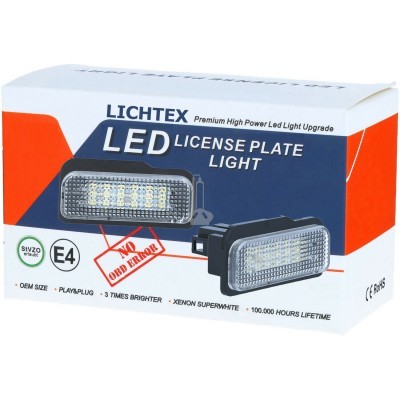 Kits Farolim LED Chapa Matricula Especifico Mercedes