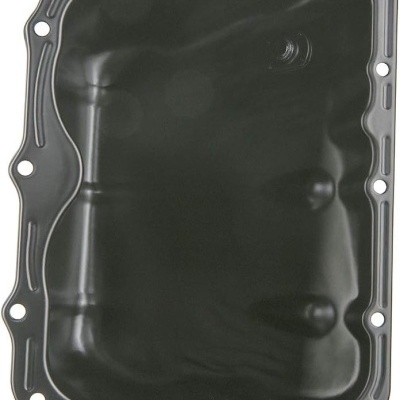 Peça metálica preta com aberturas circulares na borda