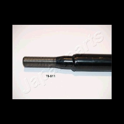 Peça metálica preta com extremidade roscada prateada e código TI-811